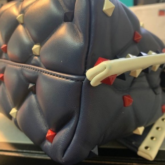 Valentino Medium Candy stud Red Blue White Leather - Picture 7 of 7